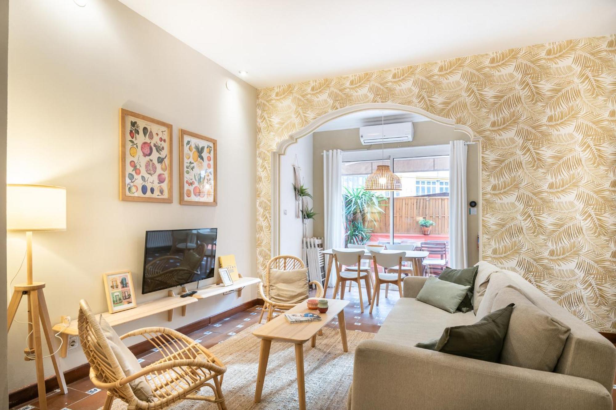 Spacious & Sunny With Terrace In The Center * Barcelone